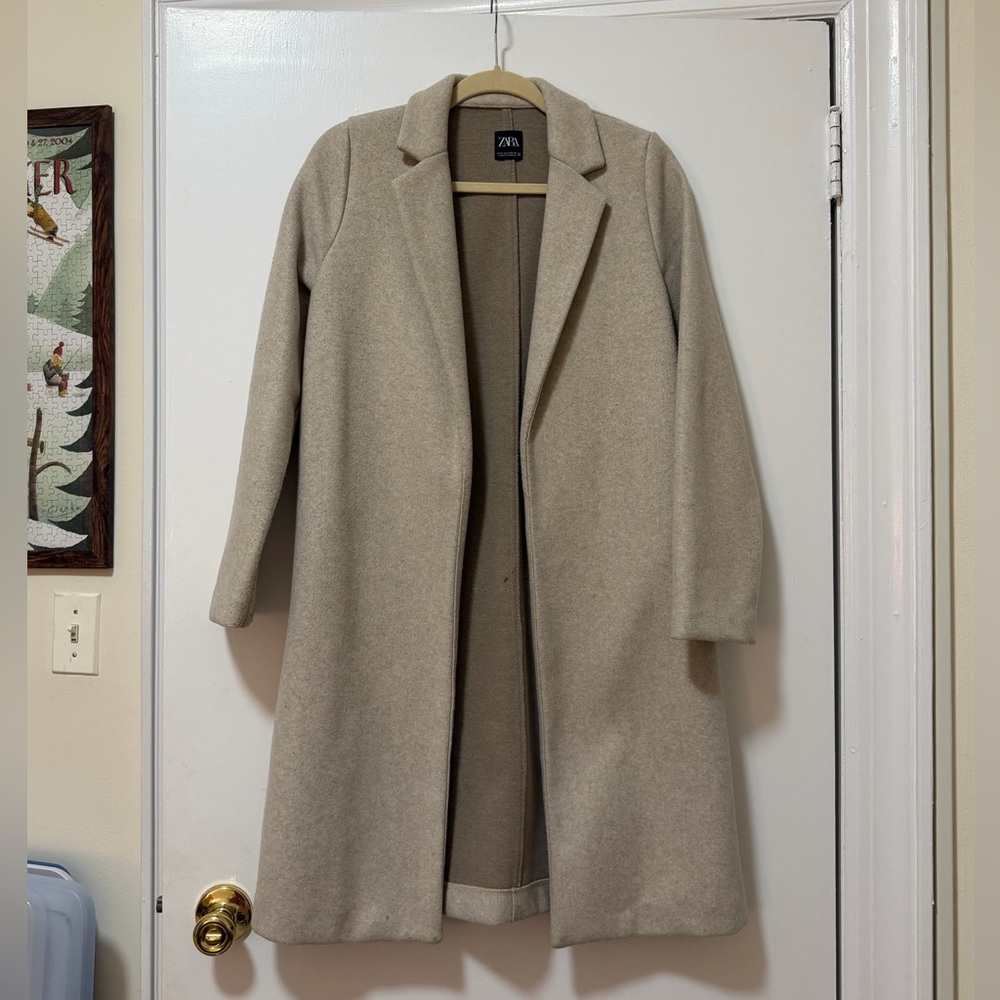 Zara Women's Beige Trench Coat
